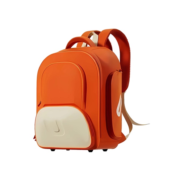 Рюкзак UBOT JUMBO Expandable Spine Protection Schoolbag 28L, оранжевый/бежевый